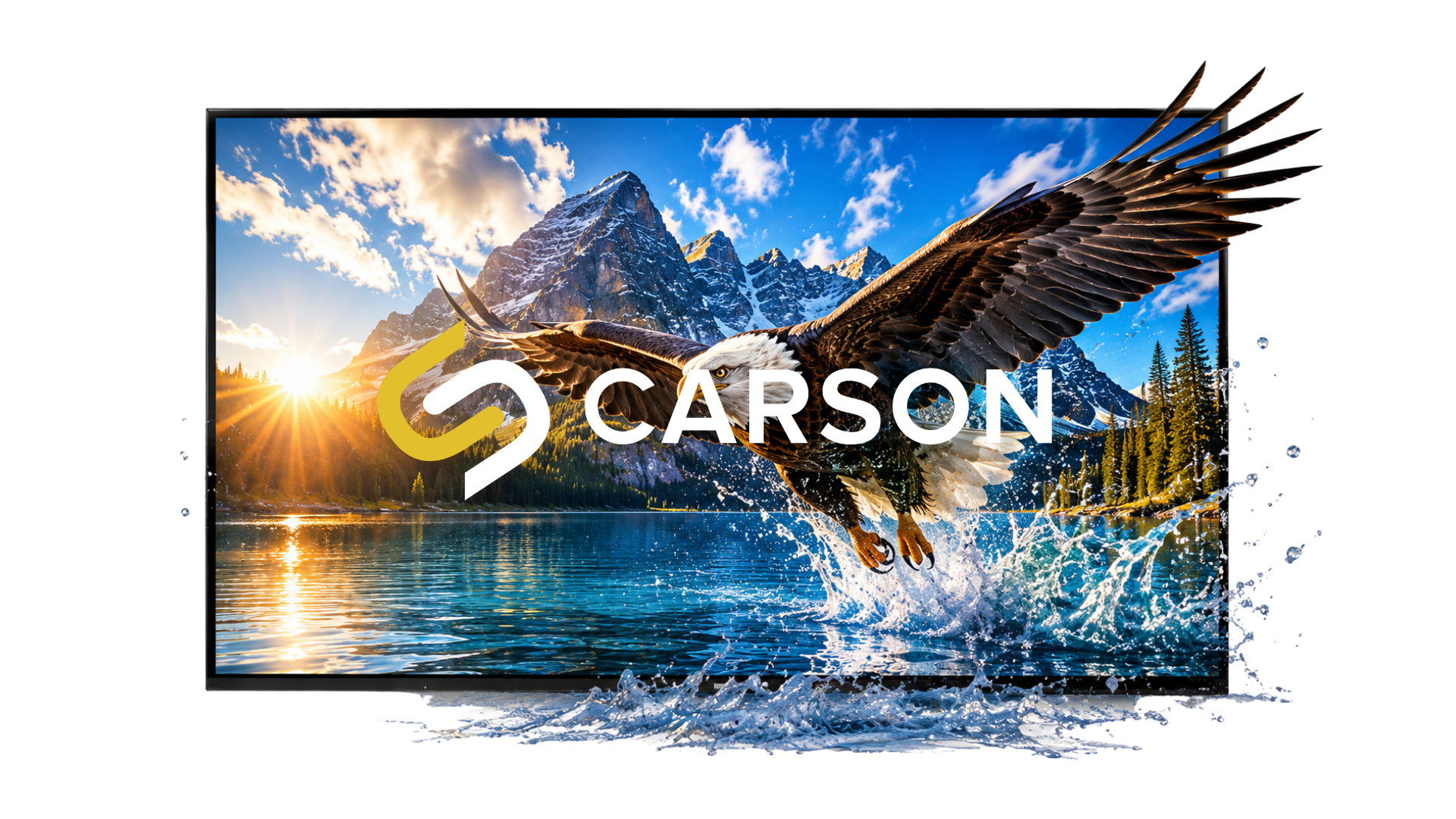 Carson NovaStar Zero HDR UHC Fixed Frame Projector Screen | 16:9